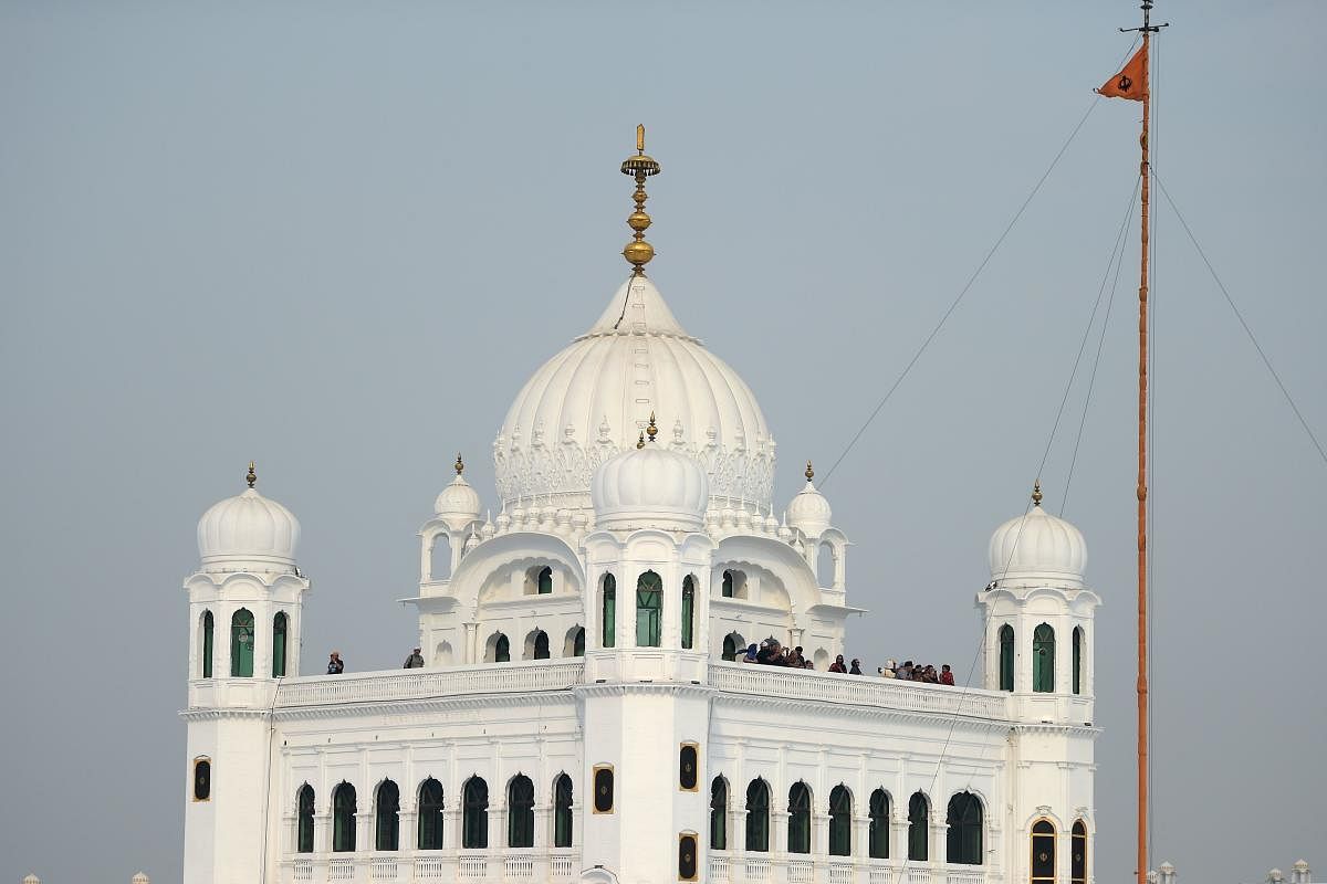  Gurdwara Darbar Sahib, in the Pakistani town of Kartarpur (AFP Photo)