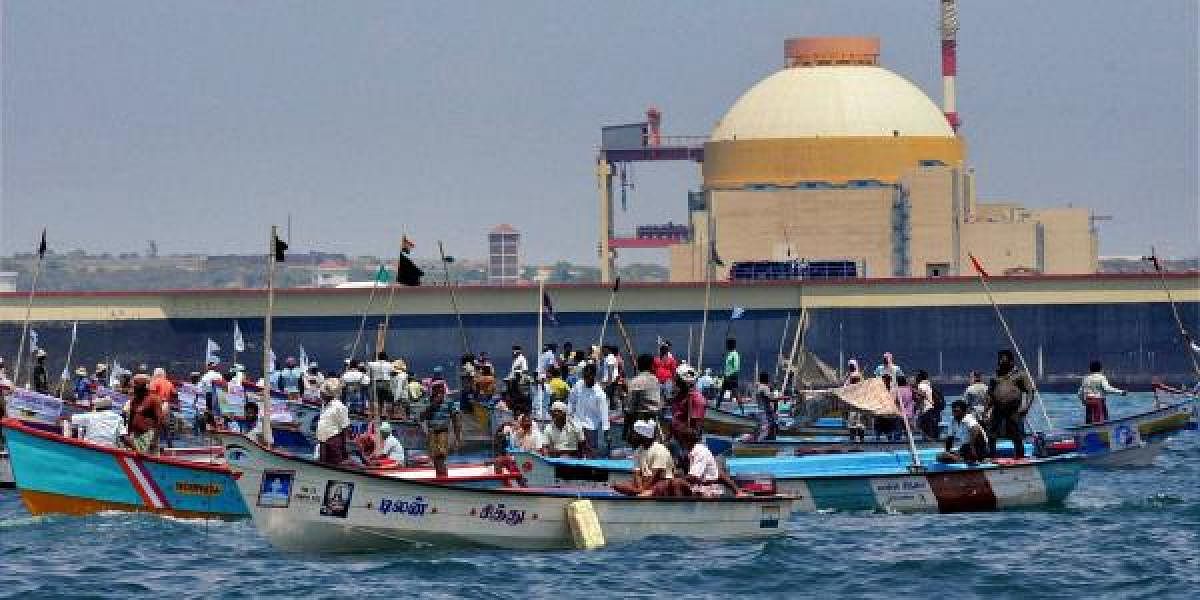 Protest against Kudankulam nuclear power plant in Kudankulam. PTI FILE PHOTO