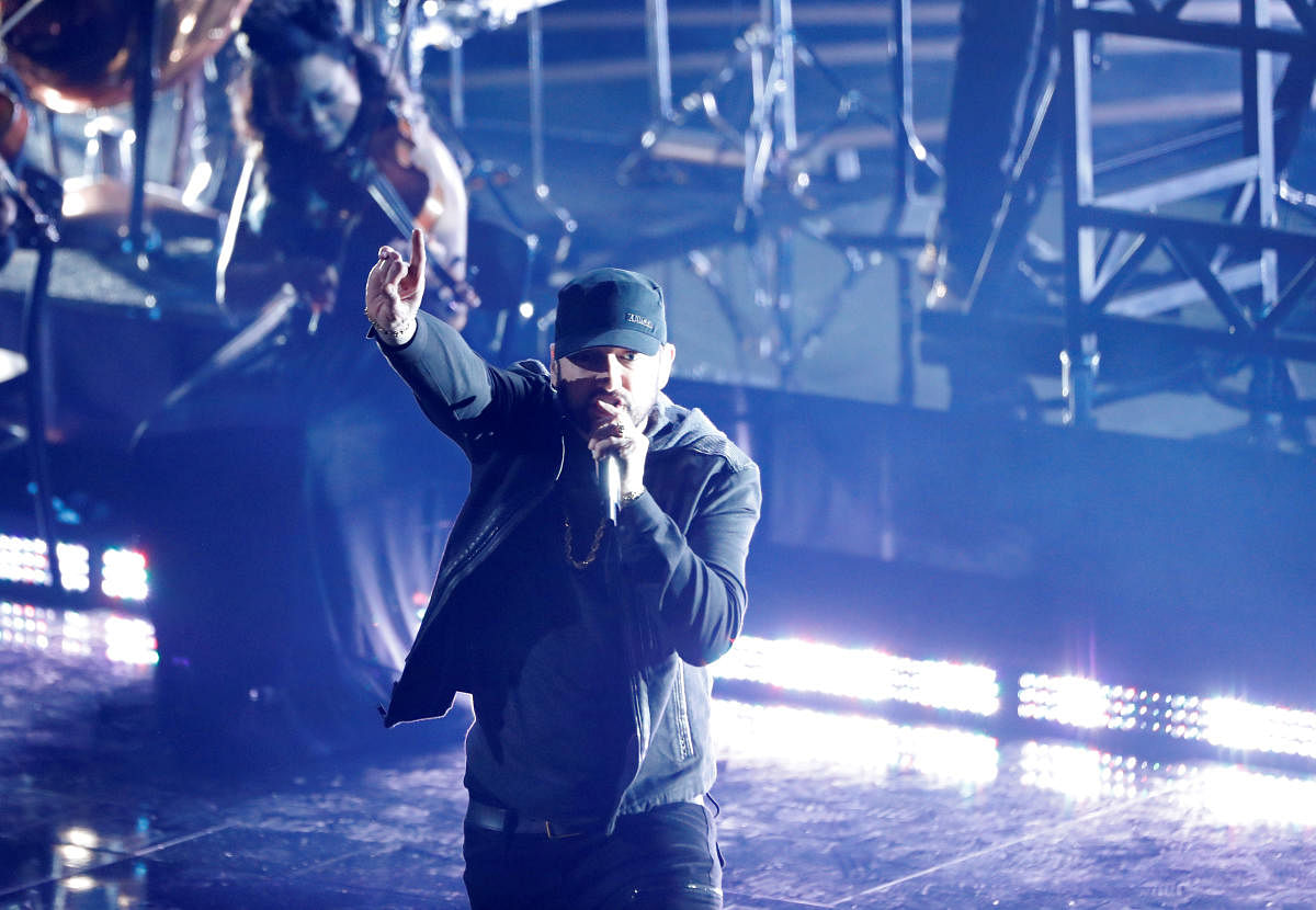 Eminem was the surprise package of the Oscars 2020. (Credit: Reuters photo)