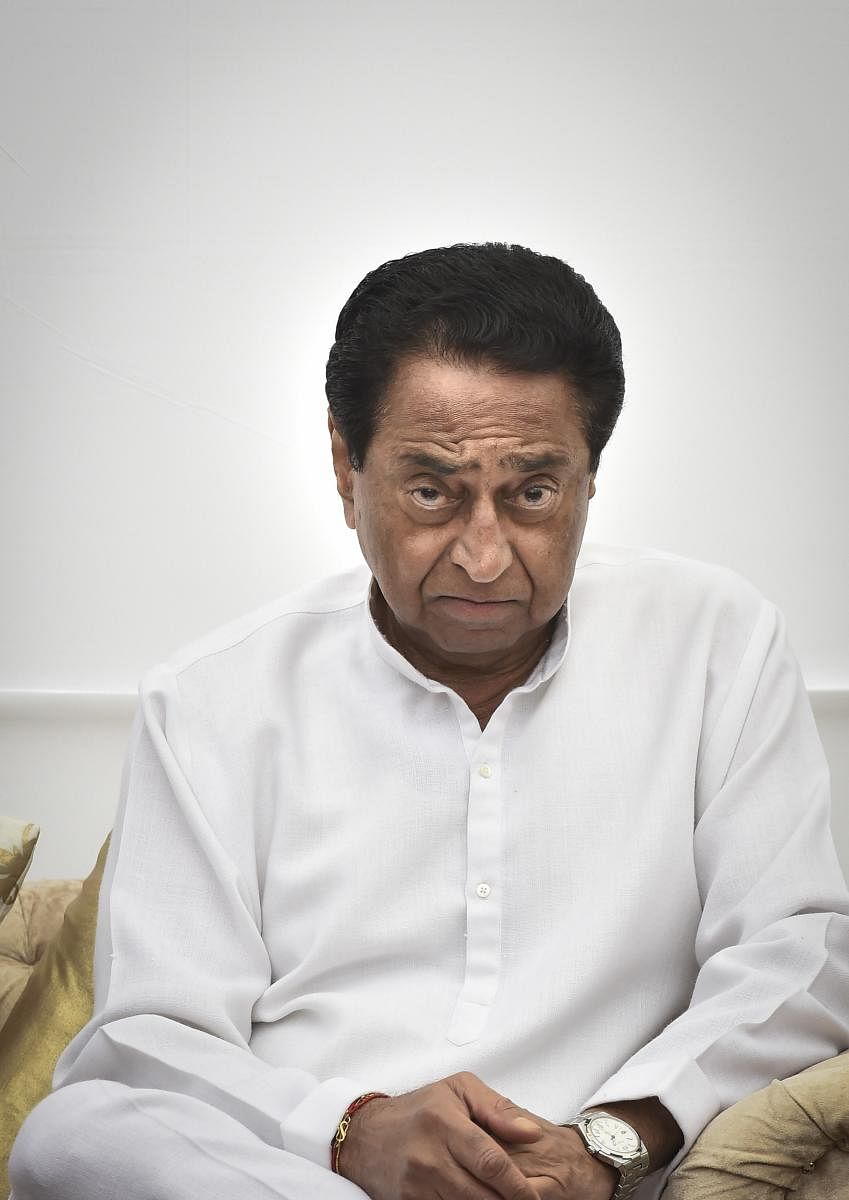 Madhya Pradesh Chief Minister Kamal Nath during an interaction with media personnel at Women Press Club in New Delhi, Friday, Dec. 13, 2019. (PTI Photo)