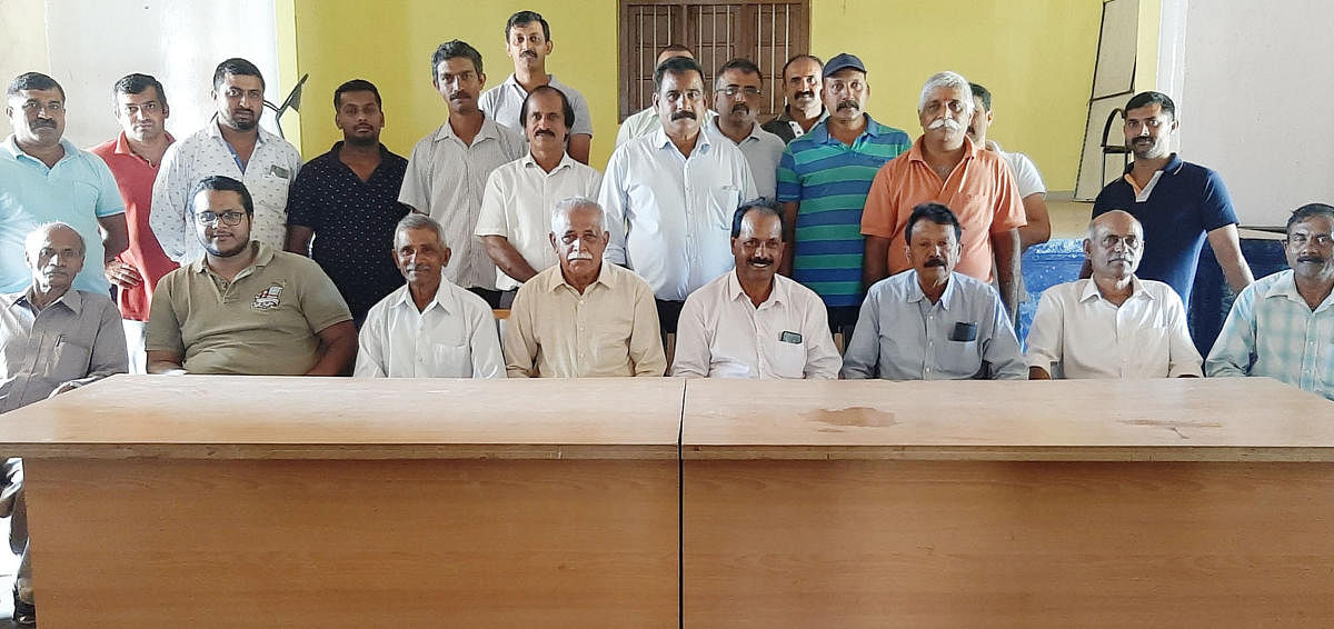 Coffee growers who took part in the press meet.