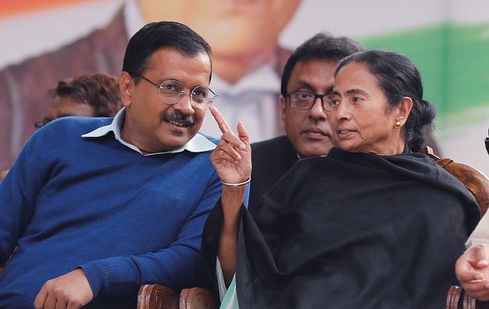 Earlier, while talking to reporters in Bankura district, Banerjee had said that people in Delhi have rejected BJP's policies and that "it was a victory of democracy". (Credit: Reuters Photo)