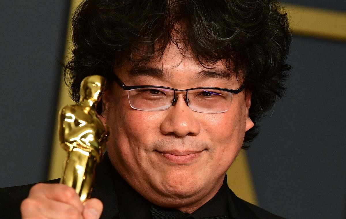 Bong Joon-ho is the director of the global sensation called Parasite. (Credit: AFP photo/Frederic J Brown)