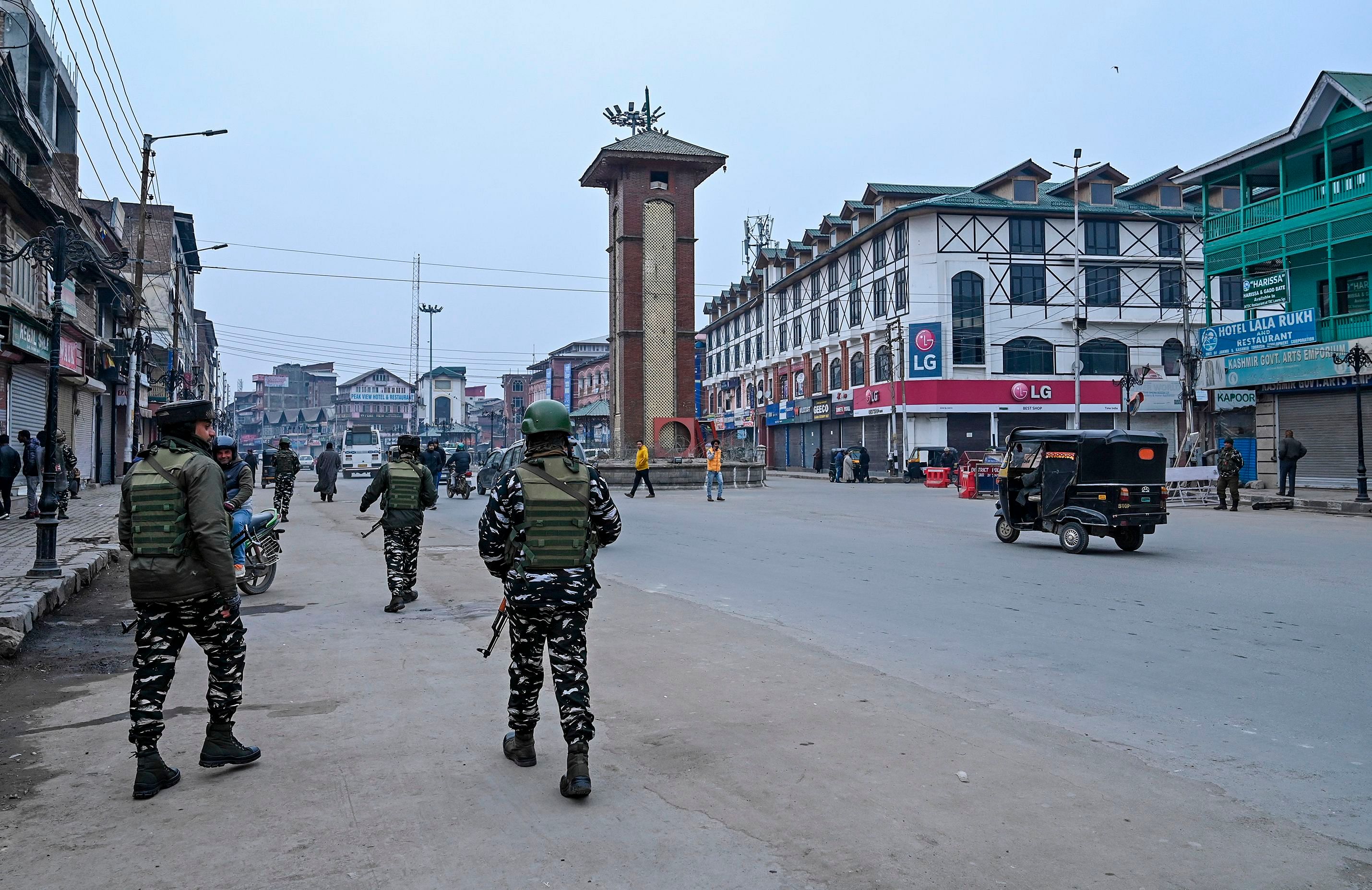 "Hundreds of Kashmiris remain in 'preventive detention', including key political figures," they said. (Credit: AFP Photo)