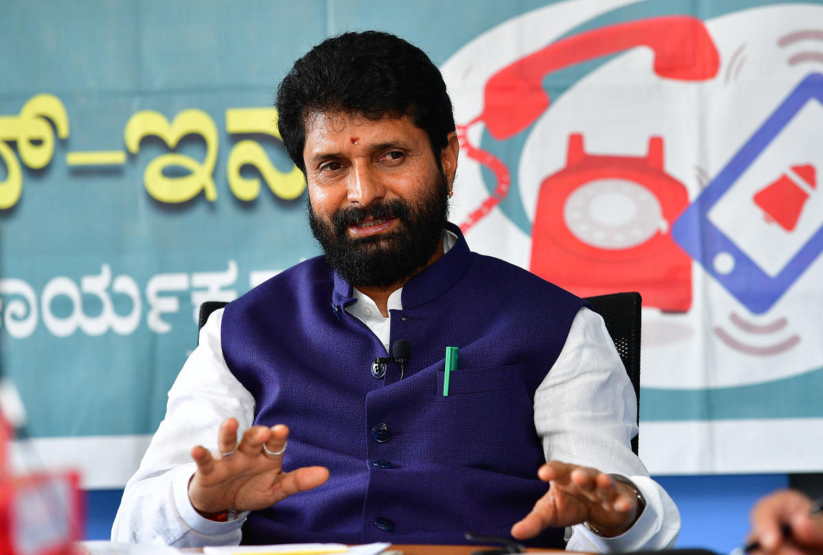 Minister for Kannada and Culture C T Ravi. (DH Photo)