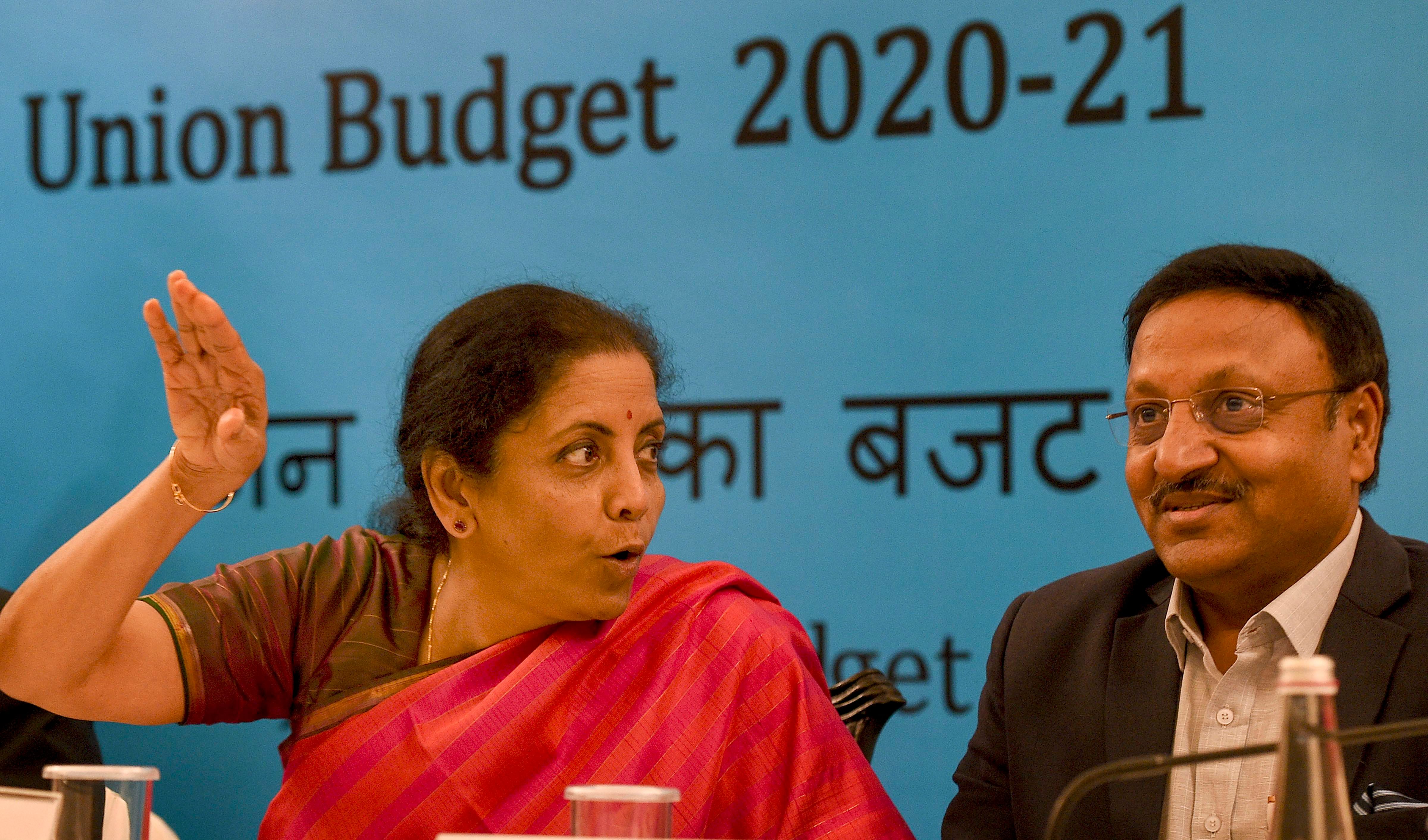Union Minister for Finance and Corporate Affairs Nirmala Sitharaman. (PTI Photo)