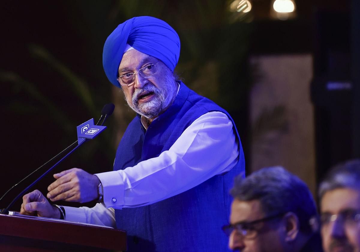 Union Minister for Urban Development Hardeep Singh Puri. (PTI Photo)