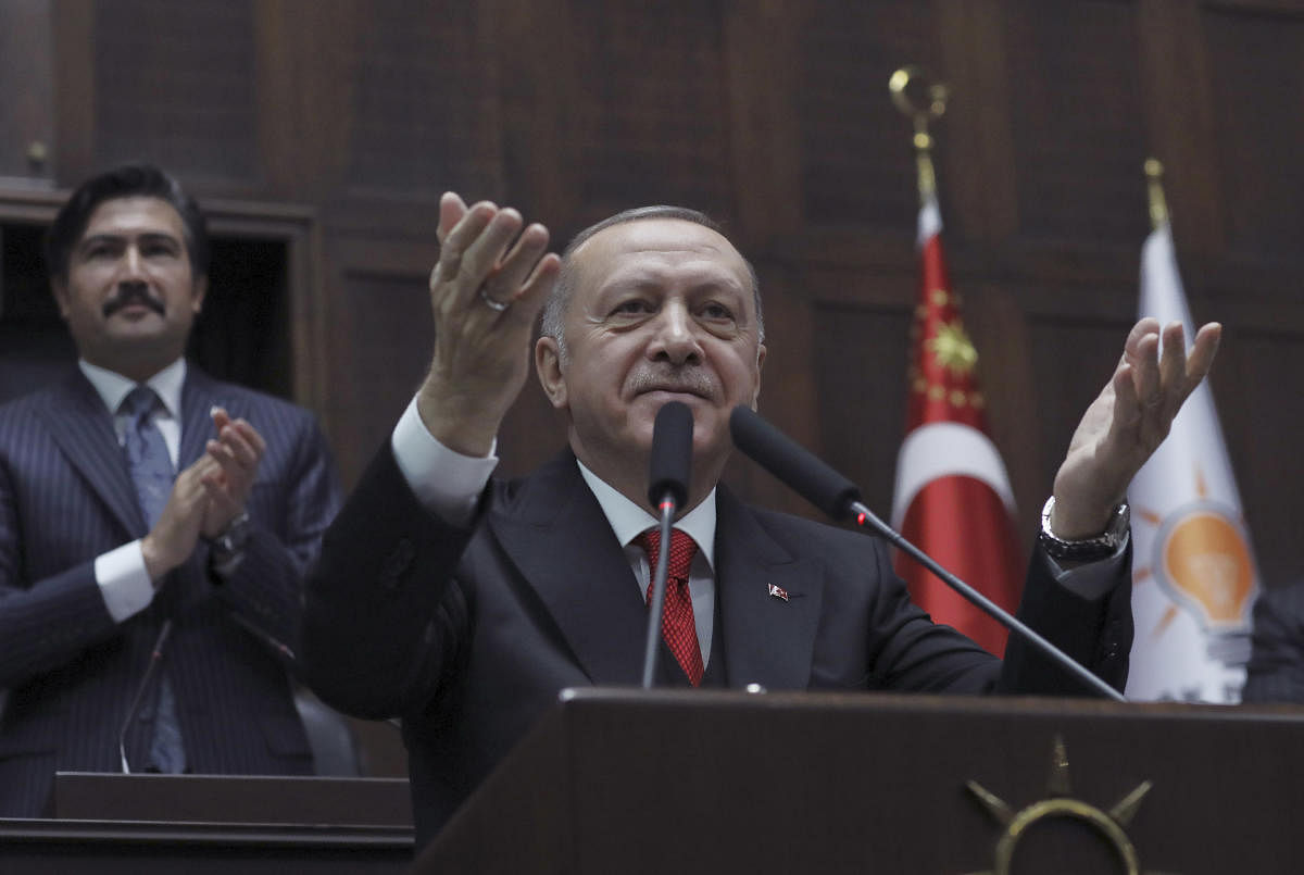  Turkish President Recep Tayyip Erdogan (AP Photo)