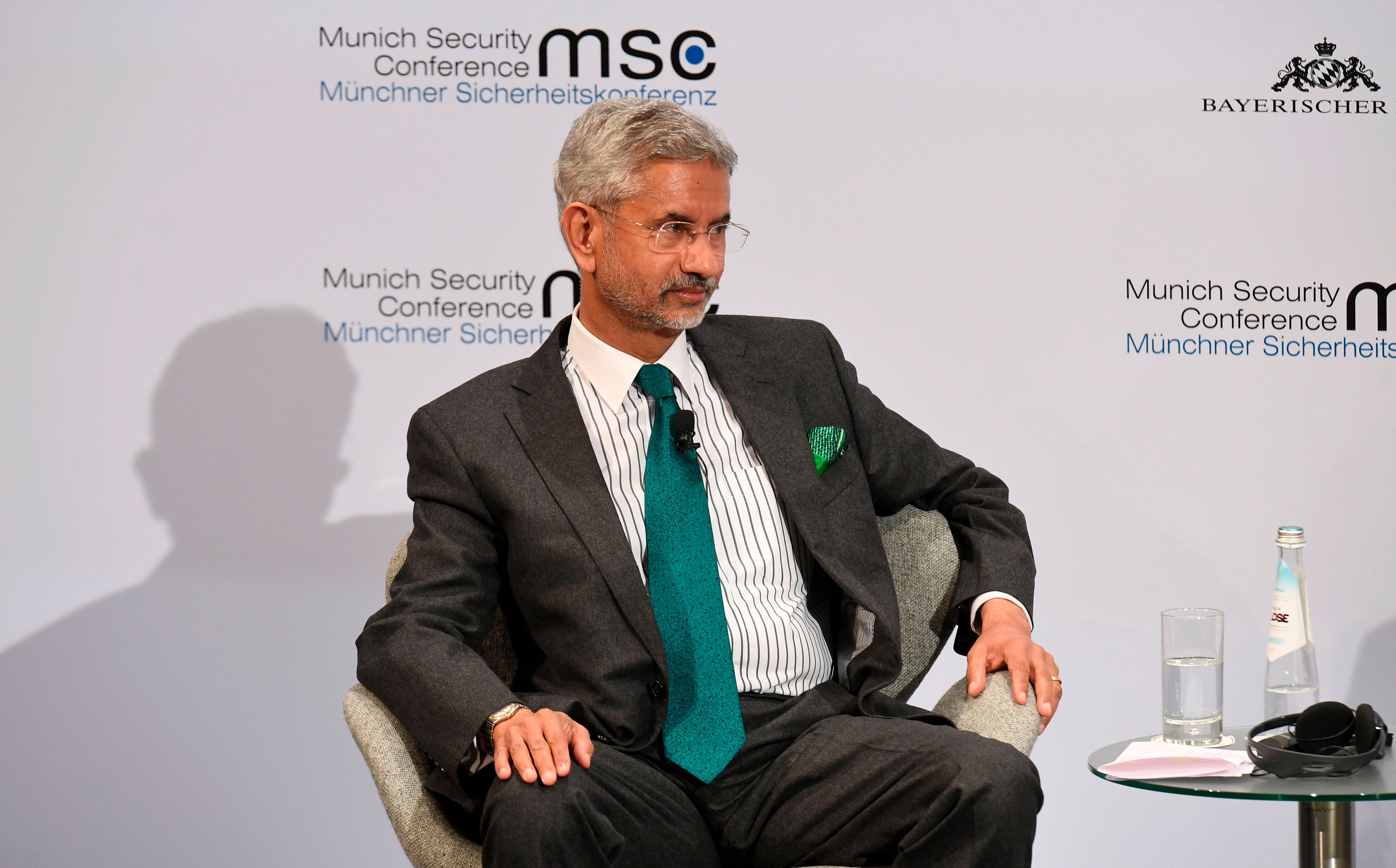 India's Minister of External Affairs Subrahmanyam Jaishankar attends a panel discussion themed "Keeping it Pacific: Managing Security Relations in Asia" during the 56th Munich Security Conference (MSC) in Munich, southern Germany, on February 15, 2020. (Credit: AFP Photo)