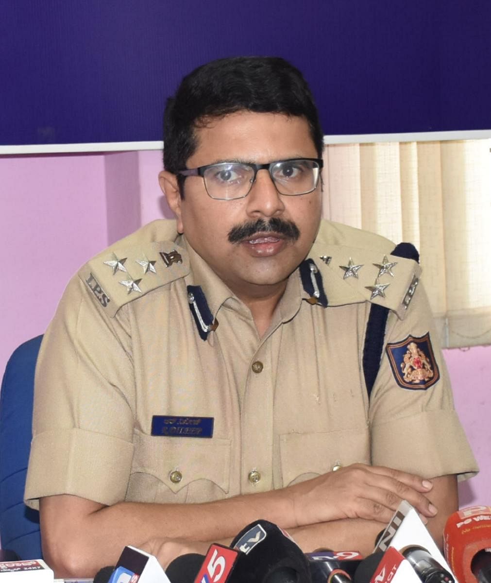 Hubballi-Dharwad Police Commissioner R Dileep. (DH Photo)