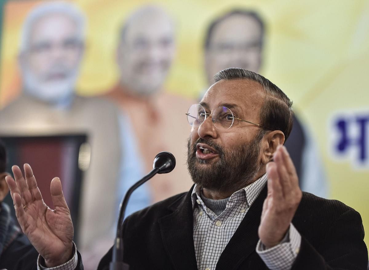 Union Environment Minister Prakash Javadekar (PTI File Photo)