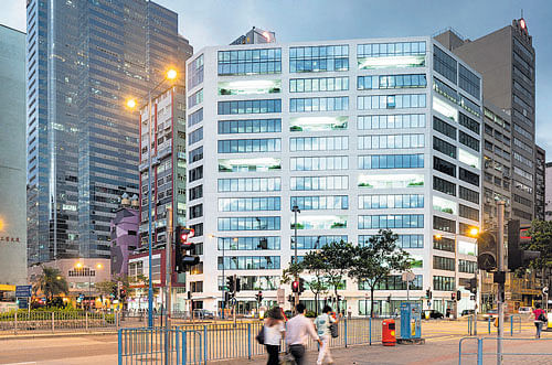 An all-glass office for Hong Kong