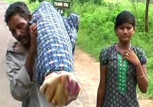 Slamming the BJD government for negligence in providing a hearse for transporting Dana Majhi's wife Amang Dei's body from the district headquarter hospital at Bhawanipatna to his village on Wednesday, Congress and BJP leaders made a beeline to the district and alleged collapse of health services.