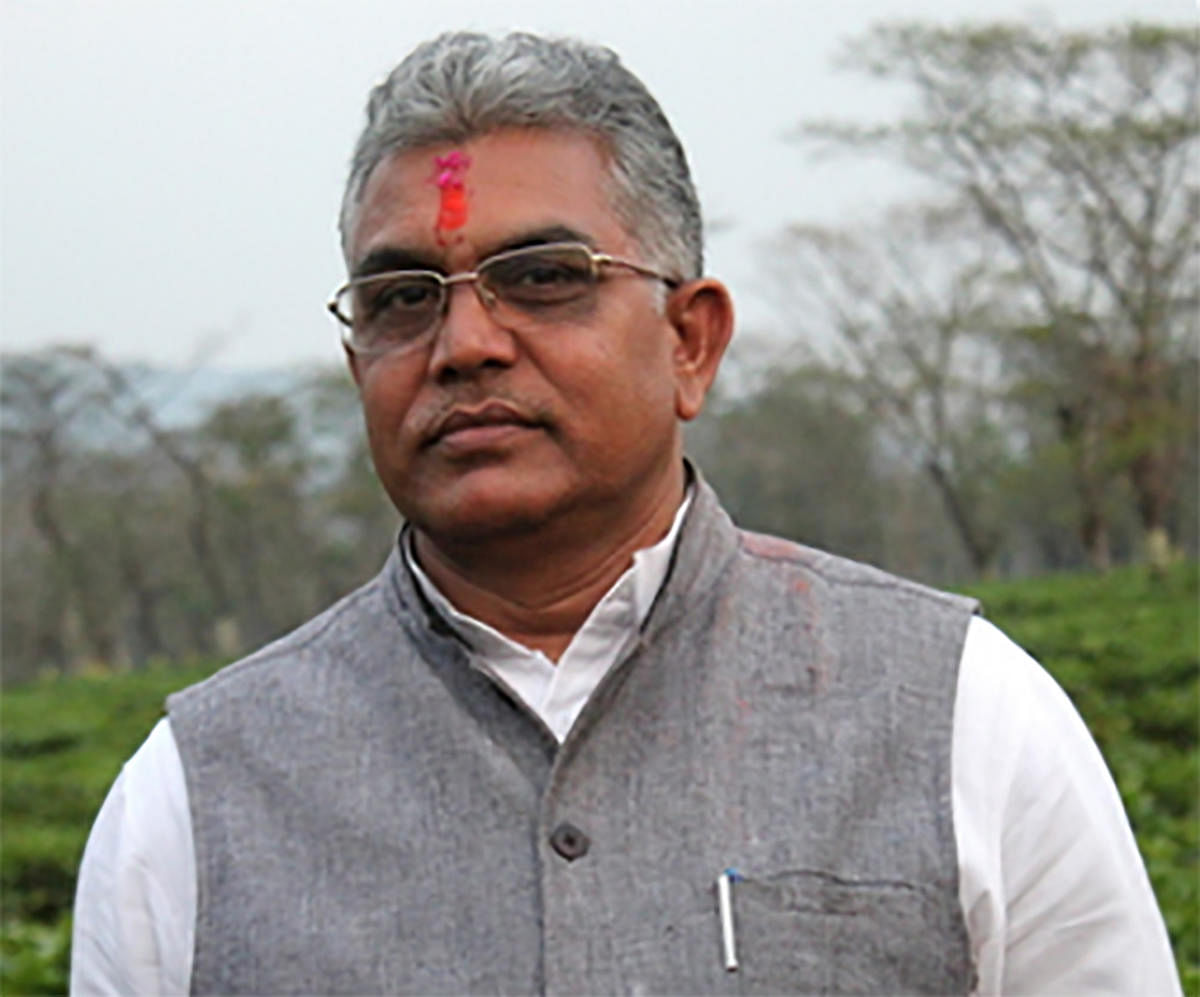 JP state president and MP Dilip Ghosh hit right back, saying "Those who take cut money themselves are possessed by the thought of cut money." (DH Photo)
