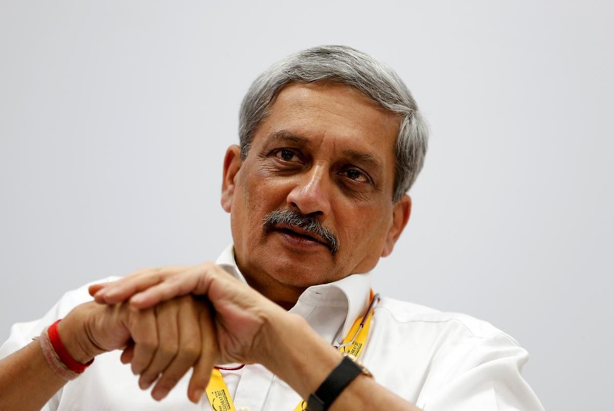 Parrikar, who was defence minister from November 9, 2014 to March 14, 2017, died on March 17 last year in Panaji at Goa due to pancreatic cancer. (DH Photo)