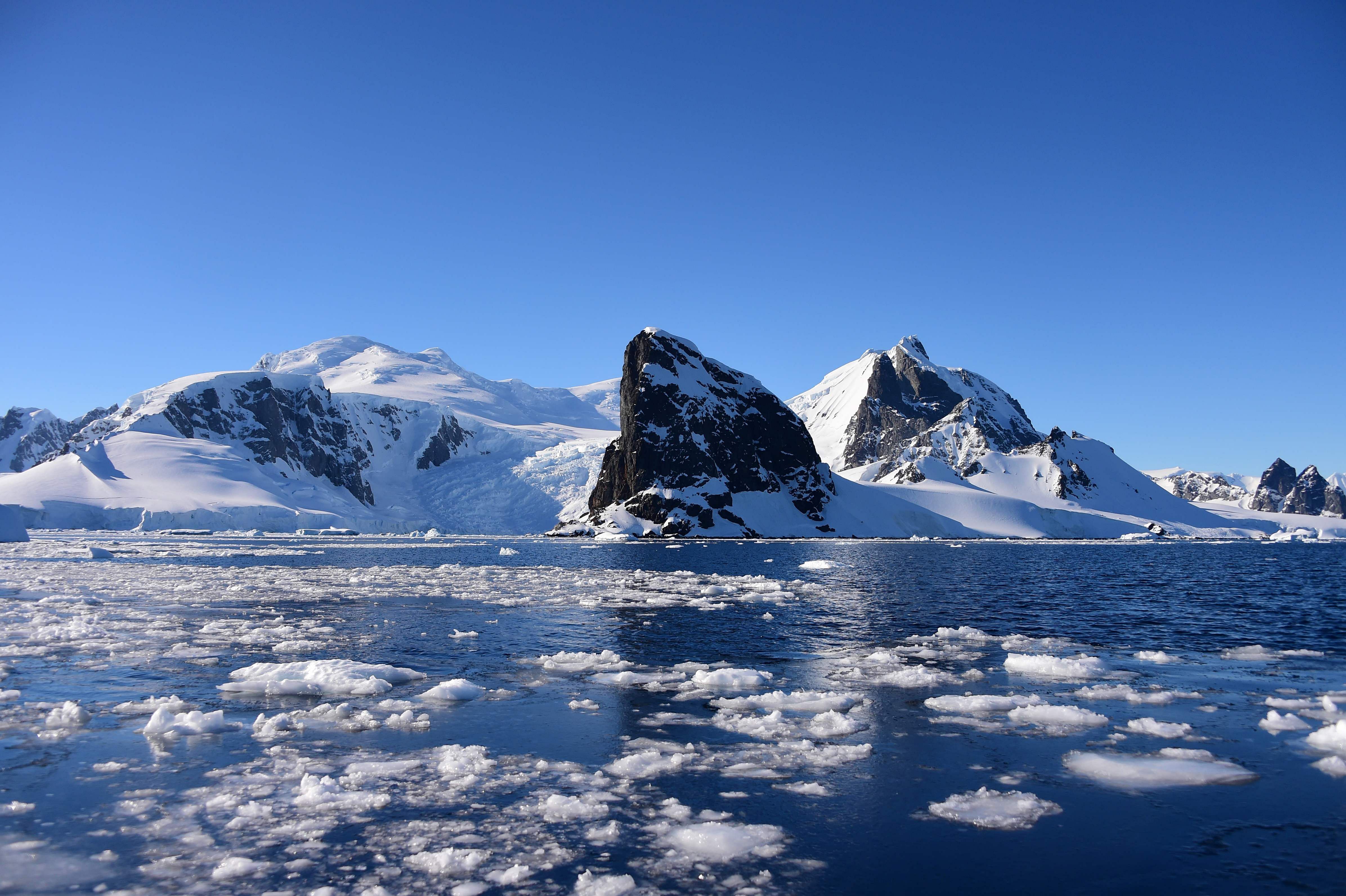 View of Orne Harbour in South Shetland Islands, Antarctica. (AFP Photo)