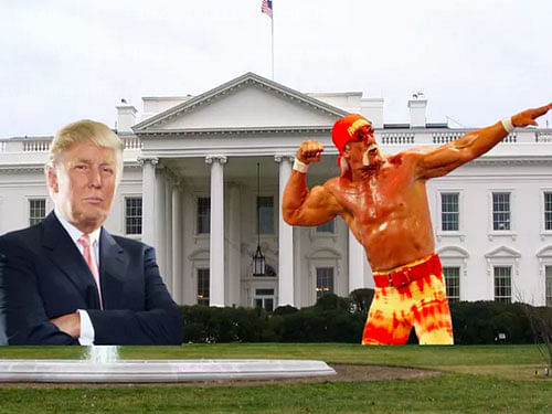 Donald Trump and Hulk Hogan. Couretsy Twitter