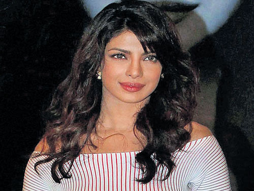 Priyanka was named by Time among 100 most influential people thanks to her blossoming career in Hollywood. File Photo.