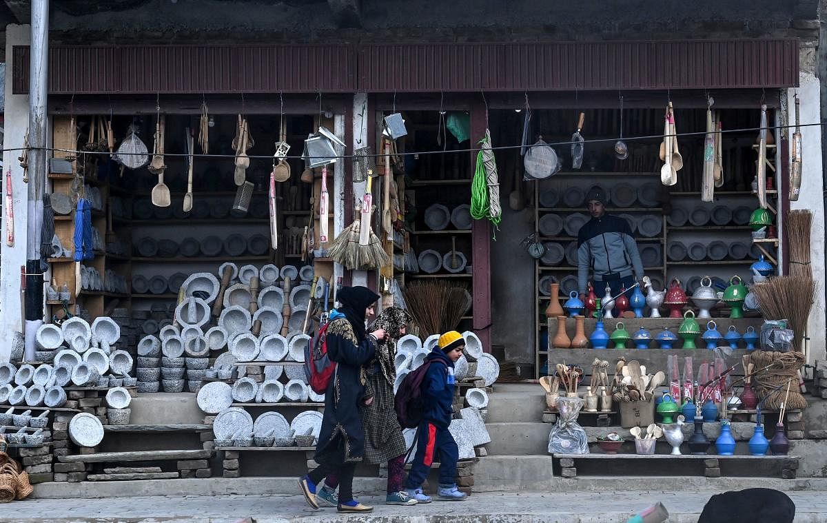 A view of Kashmir. (AFP Photo)