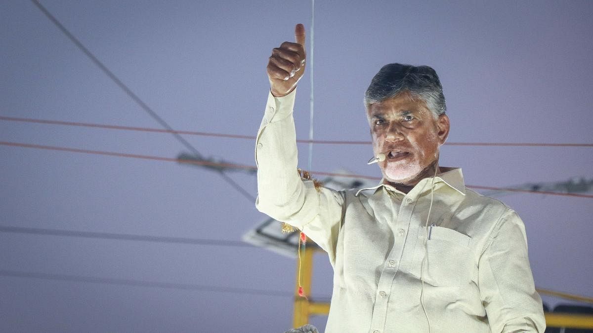 Telugu Desam Party chief N Chandrababu Naidu. (DH Photo)