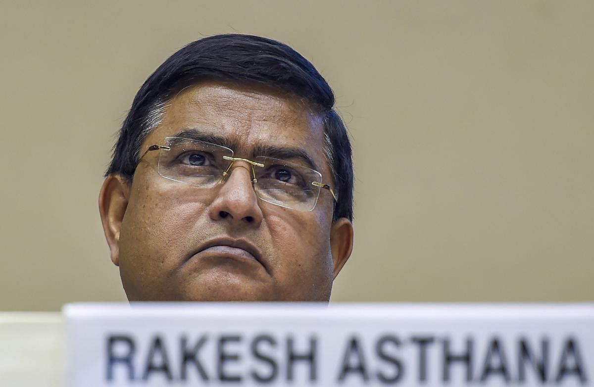 Director General of Civil Aviation Security and Director General of the Narcotics Control Bureau, Rakesh Asthana, during the inauguration of BIMSTEC conference on drug trafficking, in New Delhi, Thursday, Feb. 13, 2020.  Credit: PTI Photo
