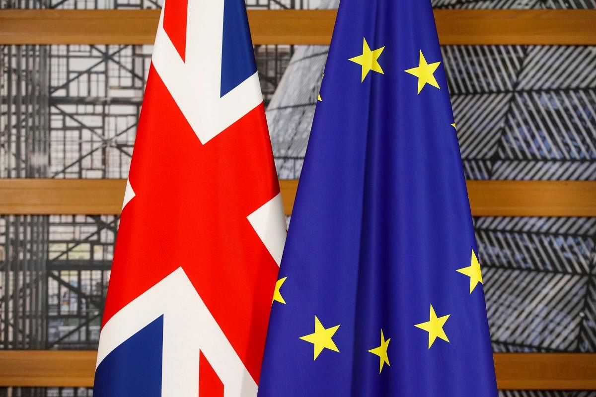 The British and Europeans are working to agree on the basis of their future relationship during this period, which will end on December 31 2020. Credit: AFP Photo
