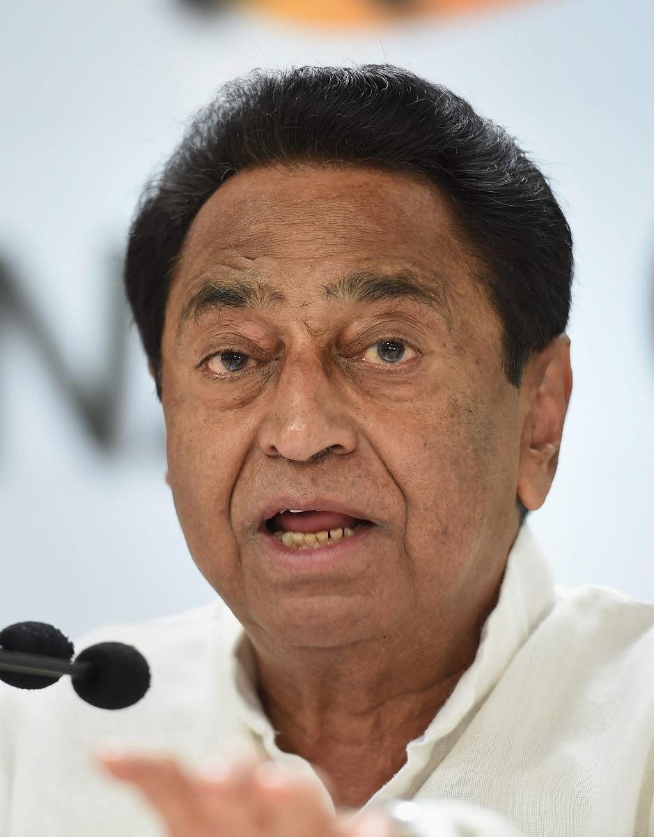 "Madhya Pradesh is a peaceful place. There is no need to come down here and misguide the BJP leaders on the new law and vitiate the atmosphere," Nath said. (PTI Photo)