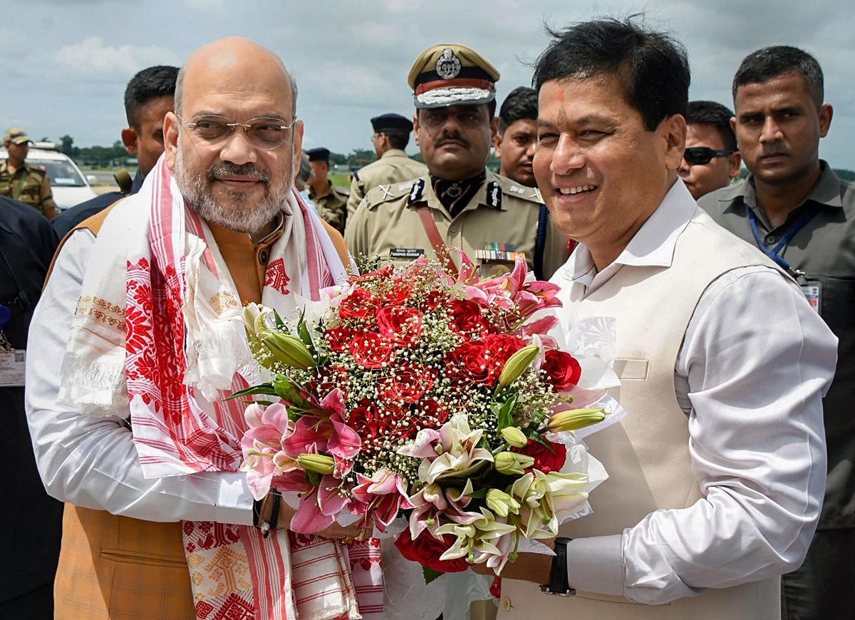 Sonowal alleged that misinformation like more than one crore people will enter Assam under the Act are being spread to create confusion among the people. (PTI Photo)