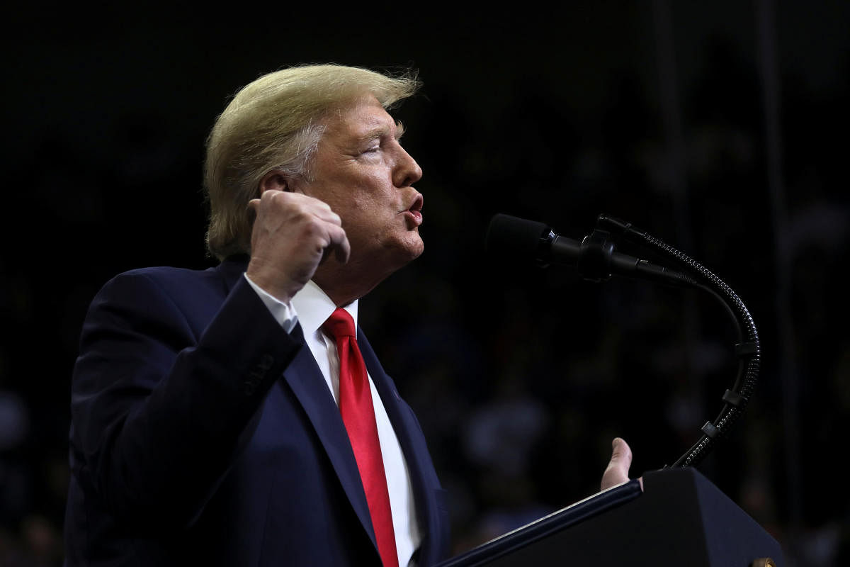 "I think he's a communist," said Donald Trump, for whom name calling and character smearing are an integral part of his campaign for re-election in November this year. (Credit: REUTERS)