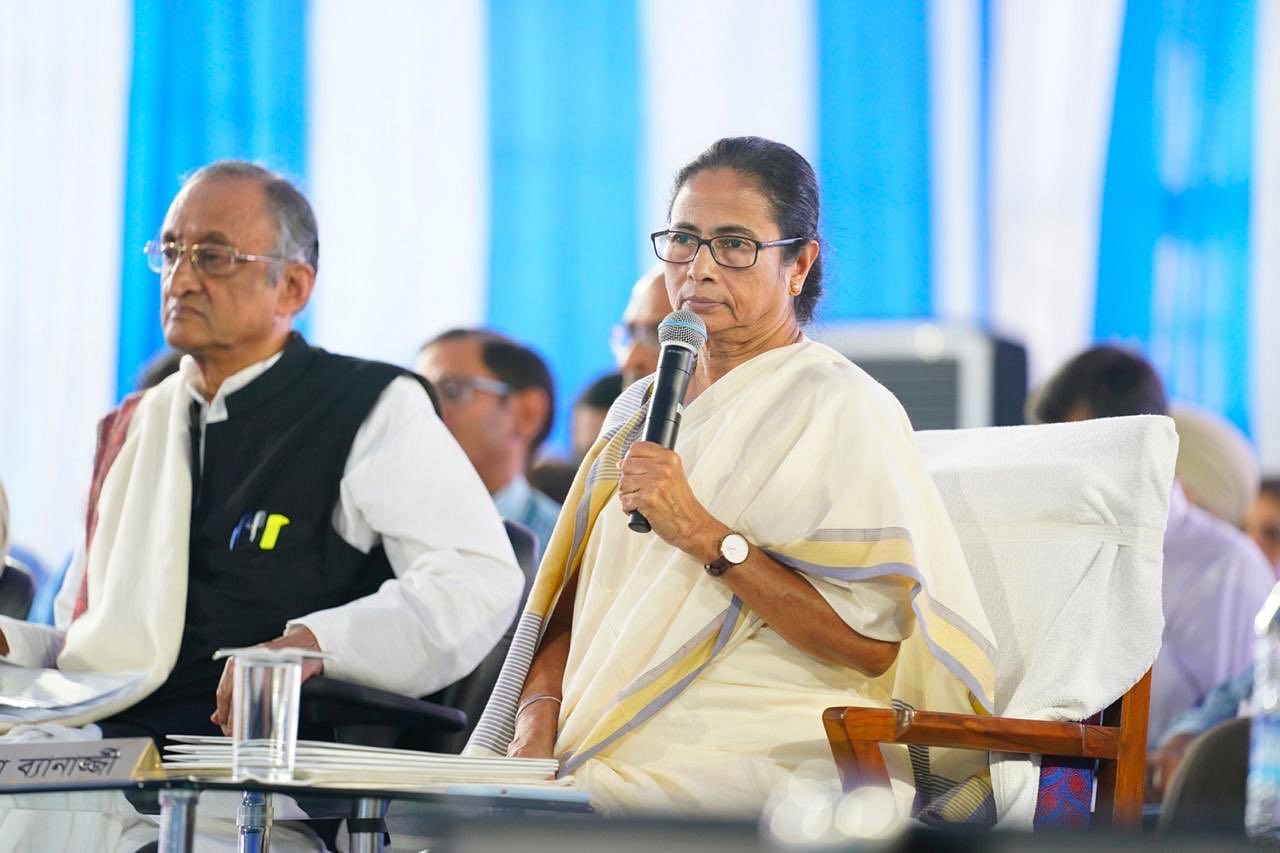 "Do not take up law in your hand. Do not put up road blockades and rail blockades and create trouble for the common people on the roads," Banerjee said in a statement released from the chief minister's office. Photo/Twitter (@MamataOfficial)