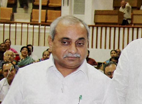 Nitin Patel, senior Gujarat minister. PTI file photo