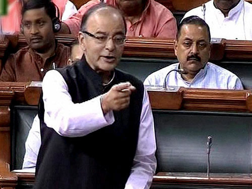 In his Budget speech, Jaitley had said that to facilitate a smooth transition to levy of tax on services by both the Centre and the States. PTI file photo
