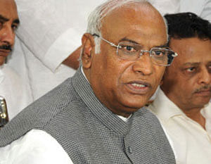 Congress leader in the Lok Sabha Mallikarjun Kharge. DH file photo