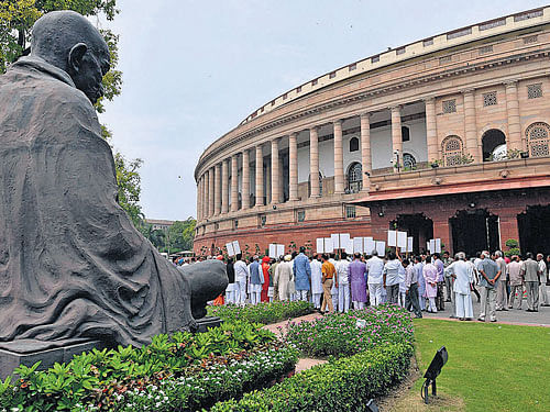 Since GST is a Constitution Amendment Bill, support of two-third of Rajya Sabha members is required for its passage. It means the government will require 164 votes.