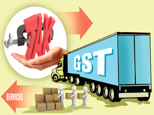 Ahead of Rajya Sabha considering the biggest indirect tax reform measure since independence, the government has met a key opposition demand of scrapping 1 per cent additional tax on inter-state movement of goods. It has also agreed to compensate states for any revenue losses for five years. DH illustration for representation