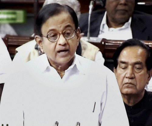 Former Finance Minister P Chidambaram virtually laid down these conditions hours before the bill is to come up for passage in the Upper House. PTI File Photo.