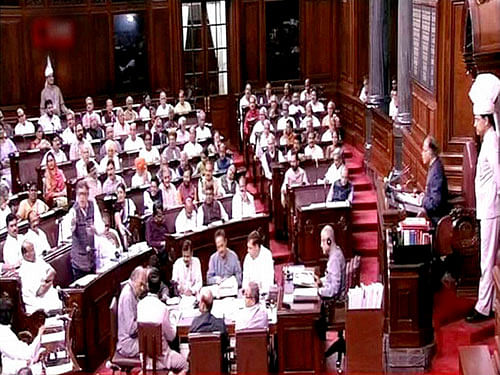 The bill was passed by the Lok Sabha earlier. It will now go back to the Lower House to incorporate the amendments approved by the Rajya Sabha.  PTI photo