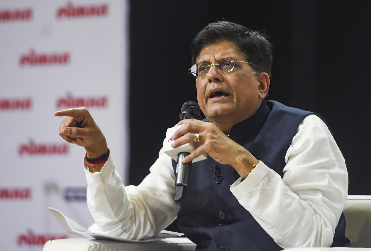 Goyal claimed that the Opposition was giving "religious colour" to the issue and creating a "riot-like situation" in the country. Photo/PTI