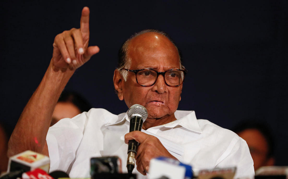 Nationalist Congress Party president Sharad Pawar. (Reuters file photo)