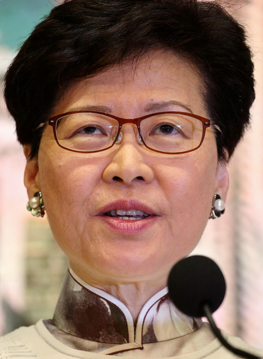 The city's pro-Beijing leader Carrie Lam has come under huge pressure to abandon the controversial legislation, including from her own political allies and advisers. (Reuters Photo)