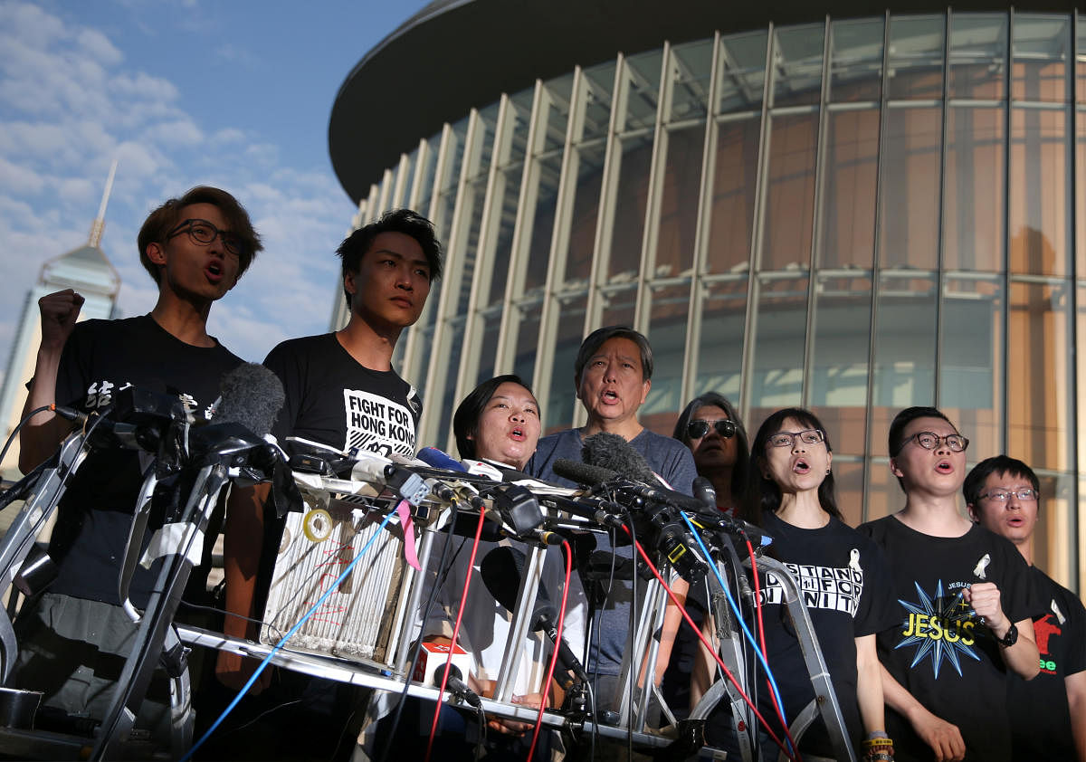 Hong Kong was braced for another mass rally Sunday as public anger seethed following unprecedented clashes between protesters and police over an extradition law, despite a climbdown by the city's embattled leader in suspending the bill.