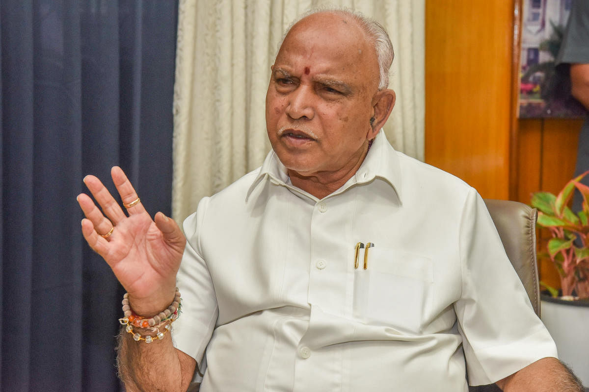 "I request both Siddaramaiah and Kumaraswamy to explain how it might affect minorities. Without having any knowledge of that, they are deliberately confusing people," he said CM Yediyurappa. DH Photo