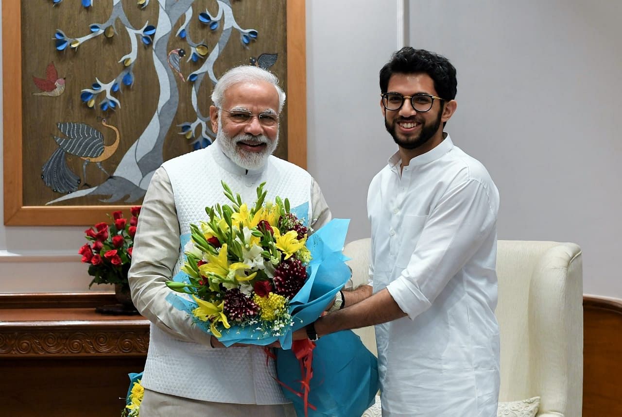Prime Minister Narendra Modi and Maharashtra Tourism Minister Aaditya Thackeray.