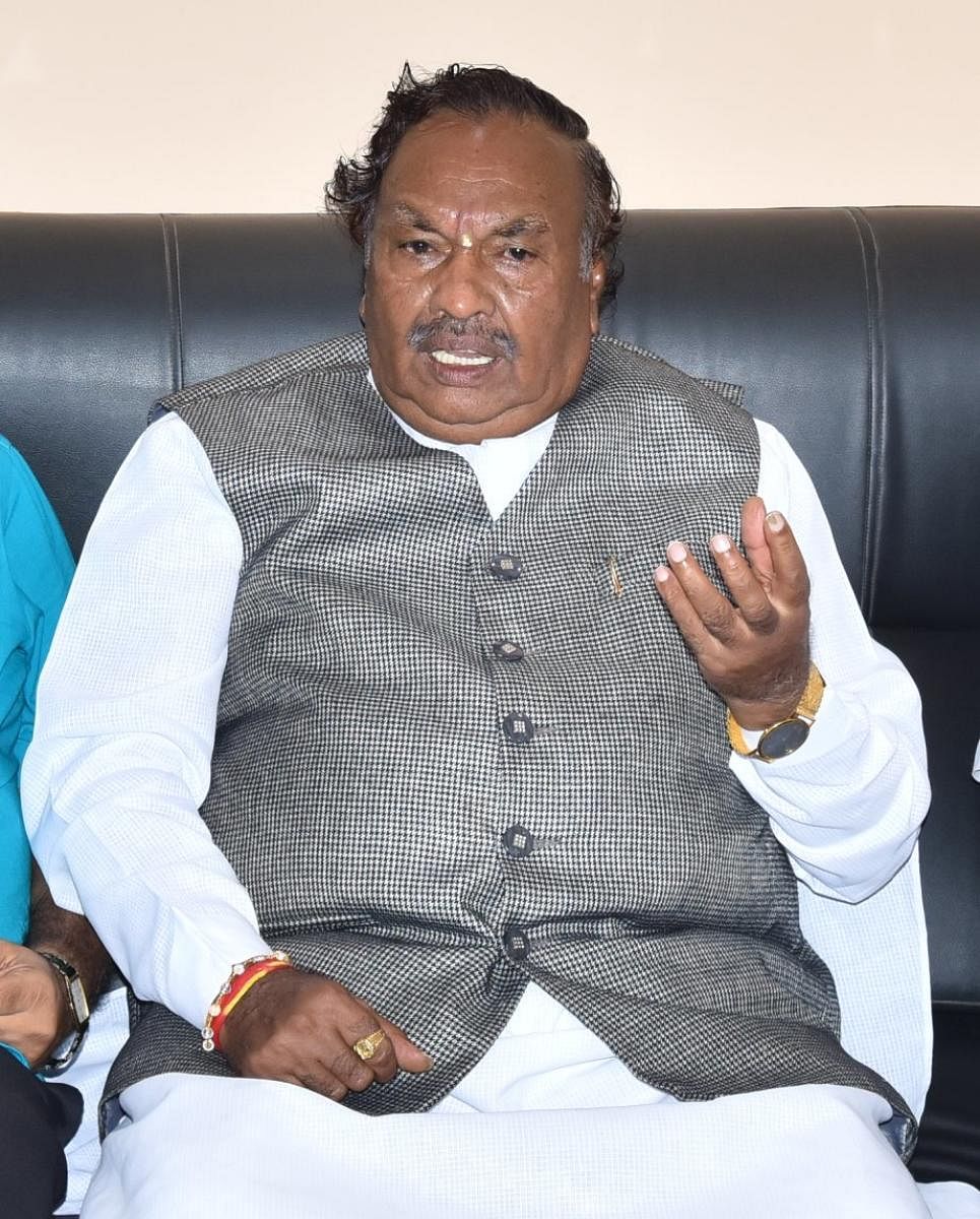 Karnataka Rural Development Minister K S Eshwarappa said he did not want to go into the details and would inform officials, based on which they will take action against the culprits. (DH File Photo)