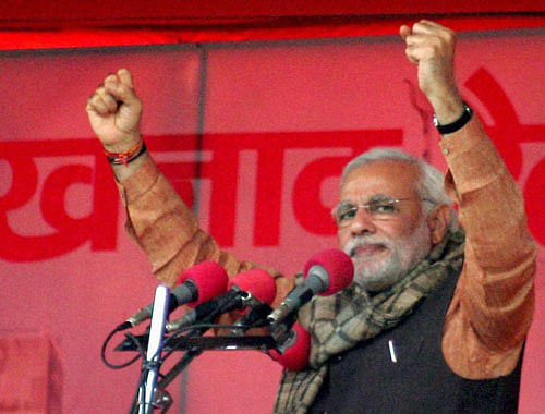 Modi, who had avoided media questioning on the issue for over a decade and had never said sorry or apologised for the riots, today came out with a long statement in a blog saying he was ''shaken to the core''. PTI photo