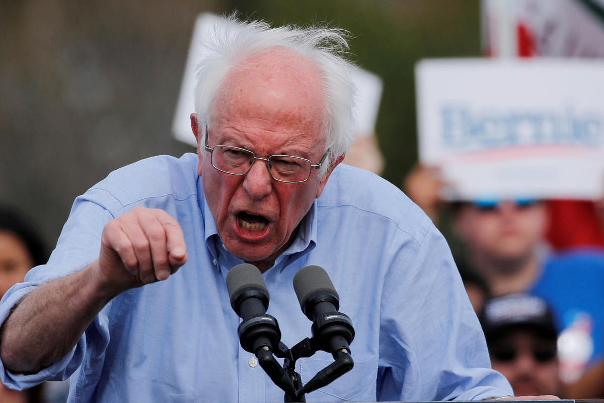 Democratic U.S. presidential candidate Senator Bernie Sanders (Reuters Photo)