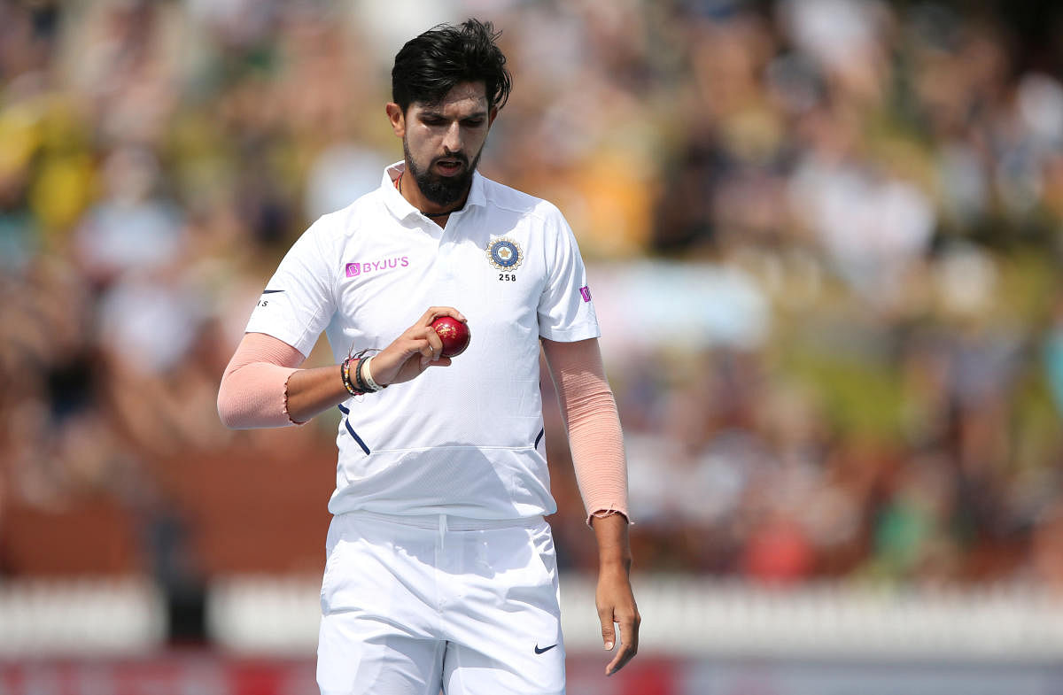 Indian fast bowler Ishant Sharma during the match (REUTERS Photo)