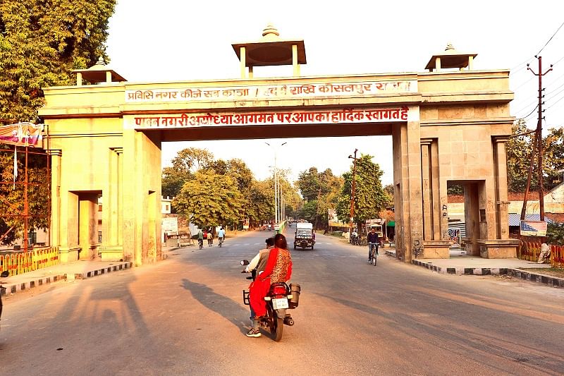 Entrance of the Holy city the birthplace of Lord Rama the Ayodhya. (File Photo)