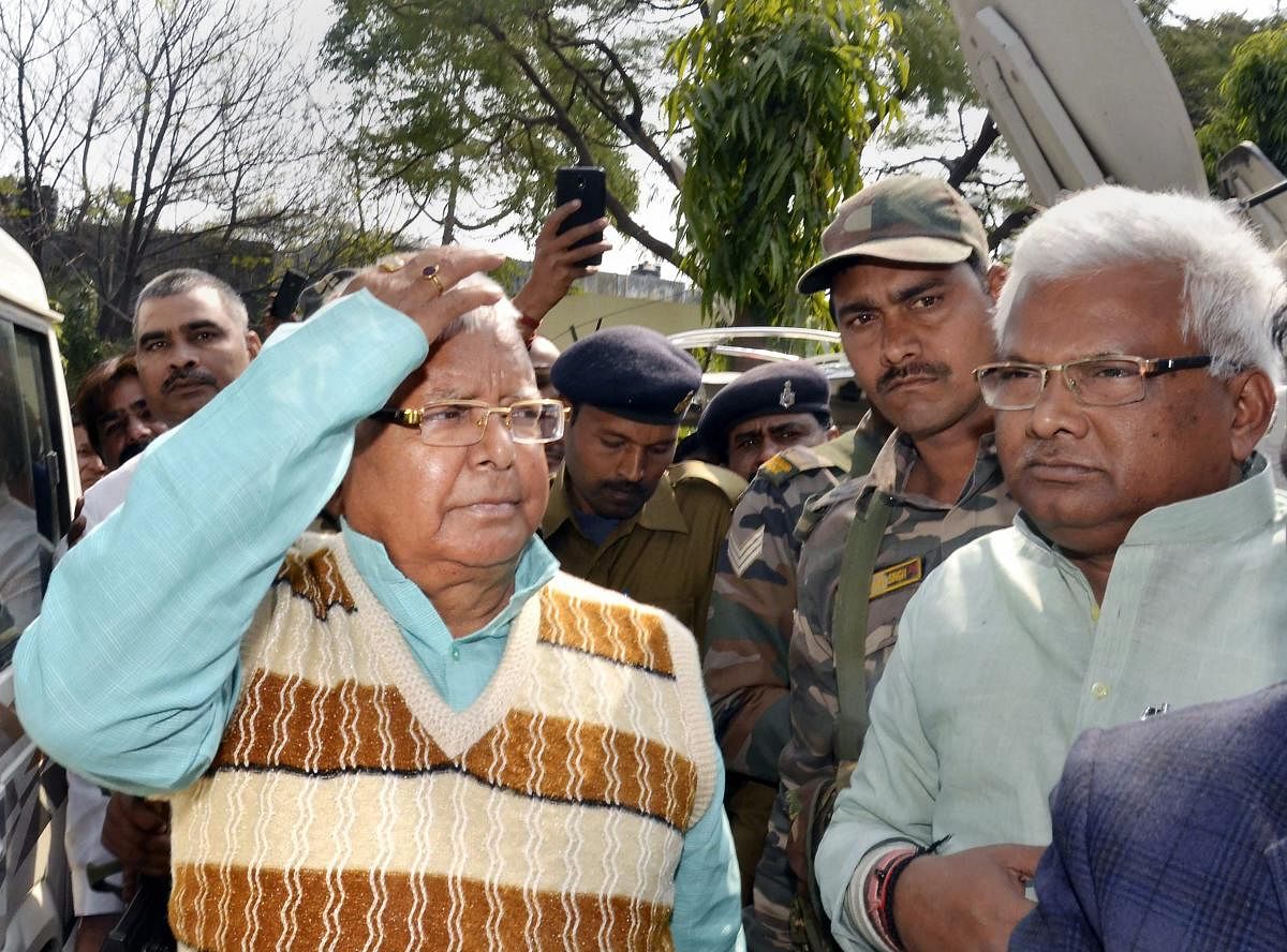 Former Bihar CM Lalu Prasad Yadav (PTI Photo)
