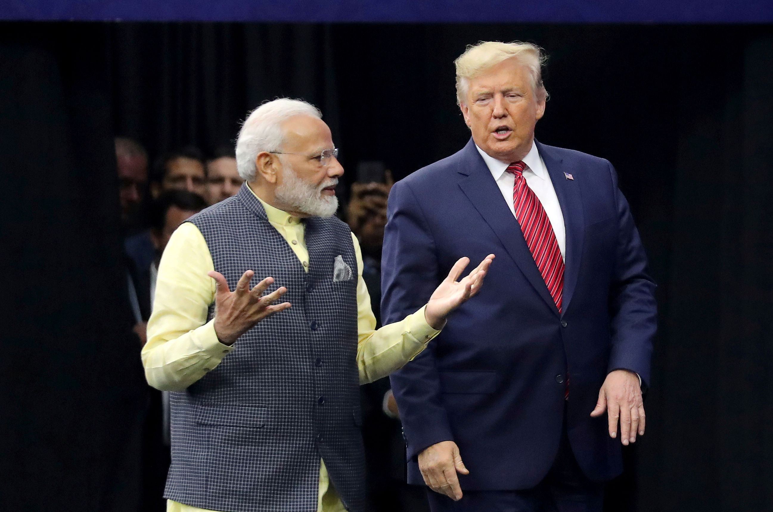 Trump will reach Ahmedabad around noon on Monday. (Credit: Reuters Photo)